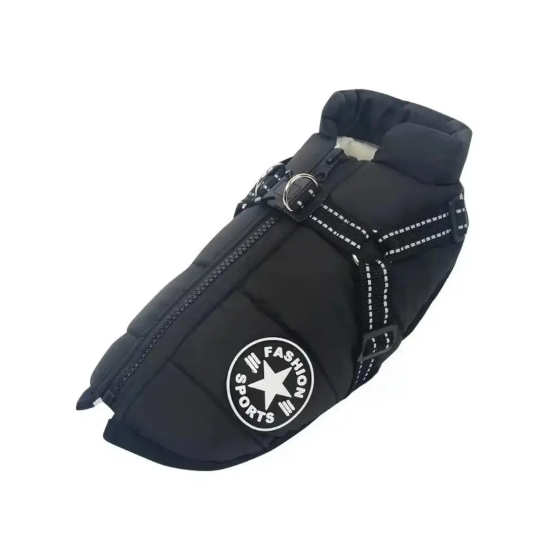 Harness Dog Coats for Winter - Waterproof Warm Jacket for Small & Large Dogs