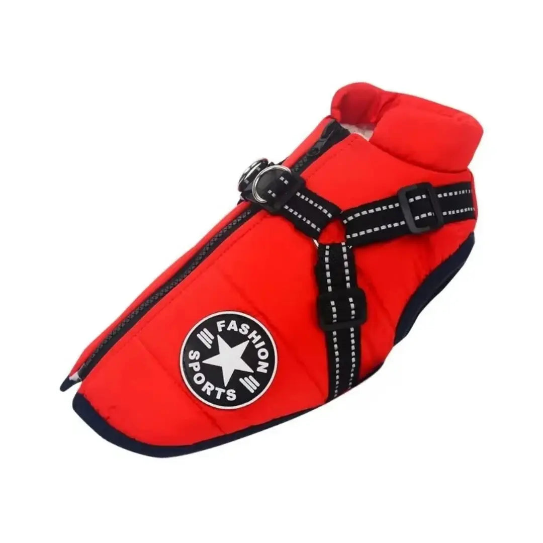 Harness Dog Coats for Winter - Waterproof Warm Jacket for Small & Large Dogs