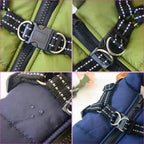 Harness Dog Coats for Winter - Waterproof Warm Jacket for Small & Large Dogs