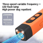 High-Power Ultrasonic Anti Barking Dog Device with 3 Modes & LED Flashlight