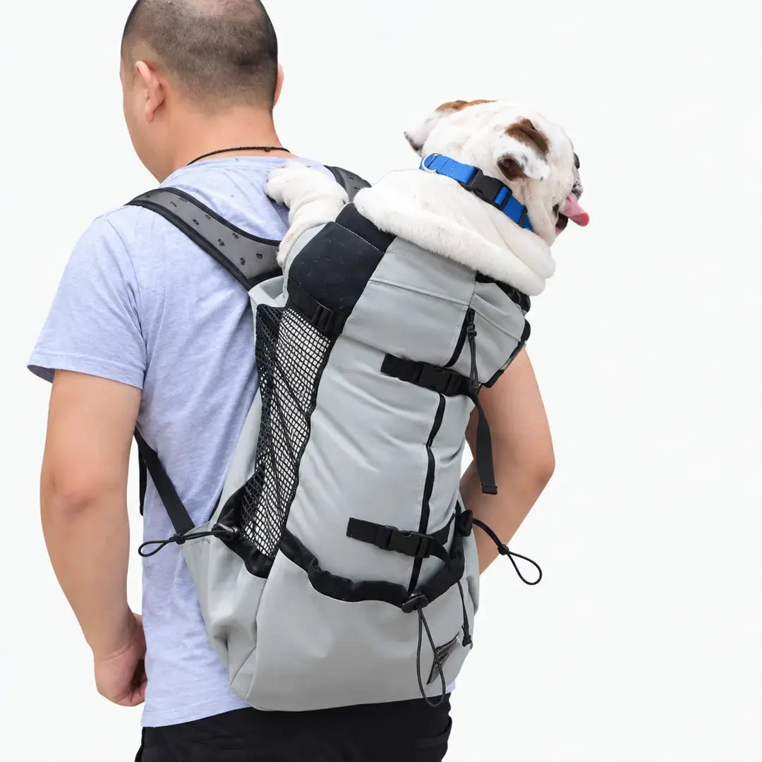 Hiking Dog Carrier Backpack for Small to Large Dogs, Breathable Outdoor Travel Bag