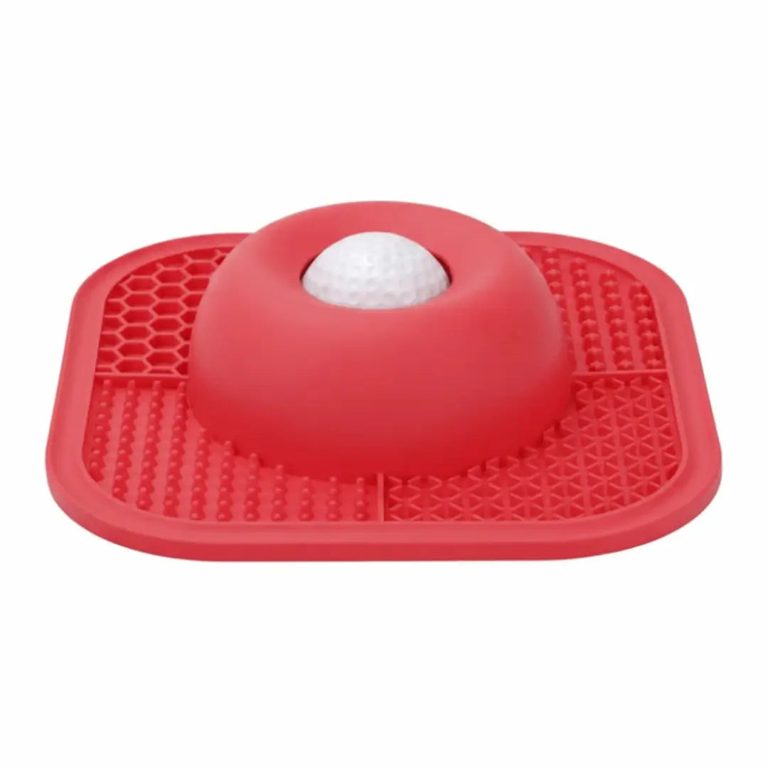 Interactive Treat Slow Feeder Dog Bowl with Rolling Ball & Lick Mat