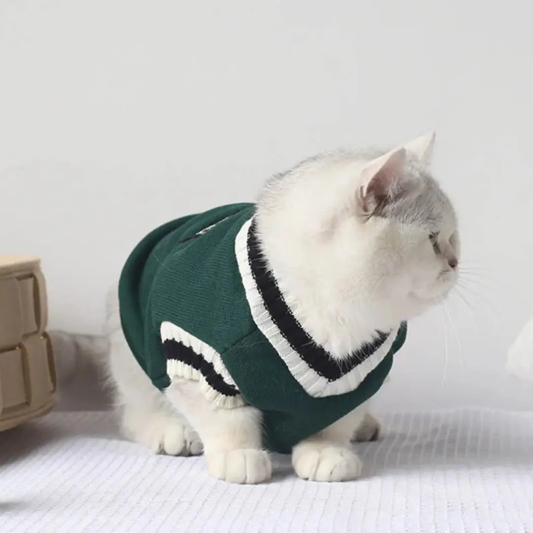 Knitted Dog Sweaters for Small Dogs & Cats, Warm Sleeveless Winter Vest