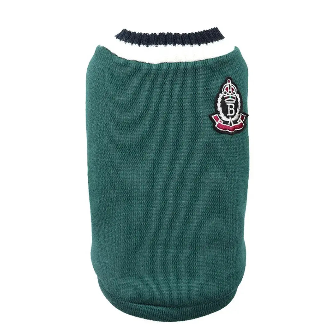 Knitted Dog Sweaters for Small Dogs & Cats, Warm Sleeveless Winter Vest