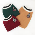 Knitted Dog Sweaters for Small Dogs & Cats, Warm Sleeveless Winter Vest