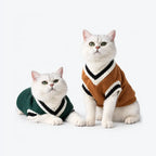 Knitted Dog Sweaters for Small Dogs & Cats, Warm Sleeveless Winter Vest