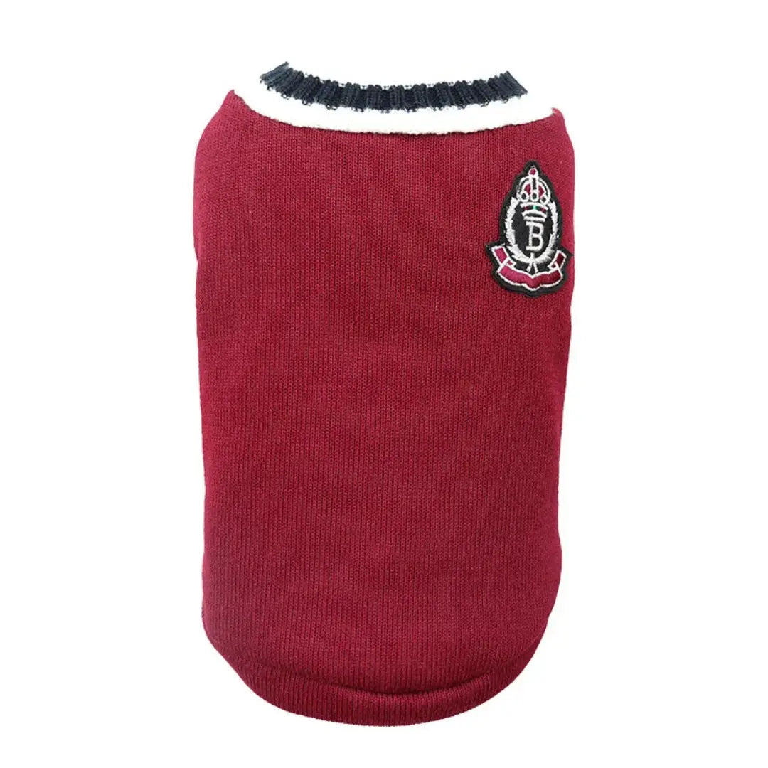 Knitted Dog Sweaters for Small Dogs & Cats, Warm Sleeveless Winter Vest