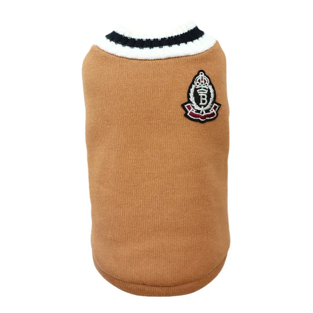 Knitted Dog Sweaters for Small Dogs & Cats, Warm Sleeveless Winter Vest