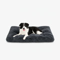 Long Plush Dog Bed Mat for Dogs & Cats, Soft Washable Sleeping Cushion
