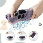 Microfiber Pet Bath Towel Set for Dogs & Cats, 4 Pack, Super Absorbent