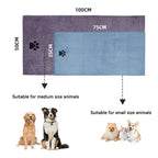 Microfiber Pet Bath Towel Set for Dogs & Cats, 4 Pack, Super Absorbent