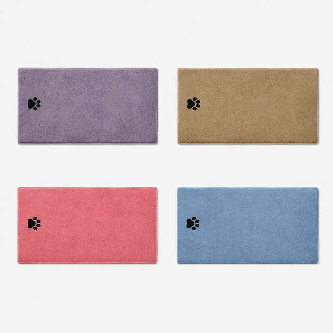 Microfiber Pet Bath Towel Set for Dogs & Cats, 4 Pack, Super Absorbent