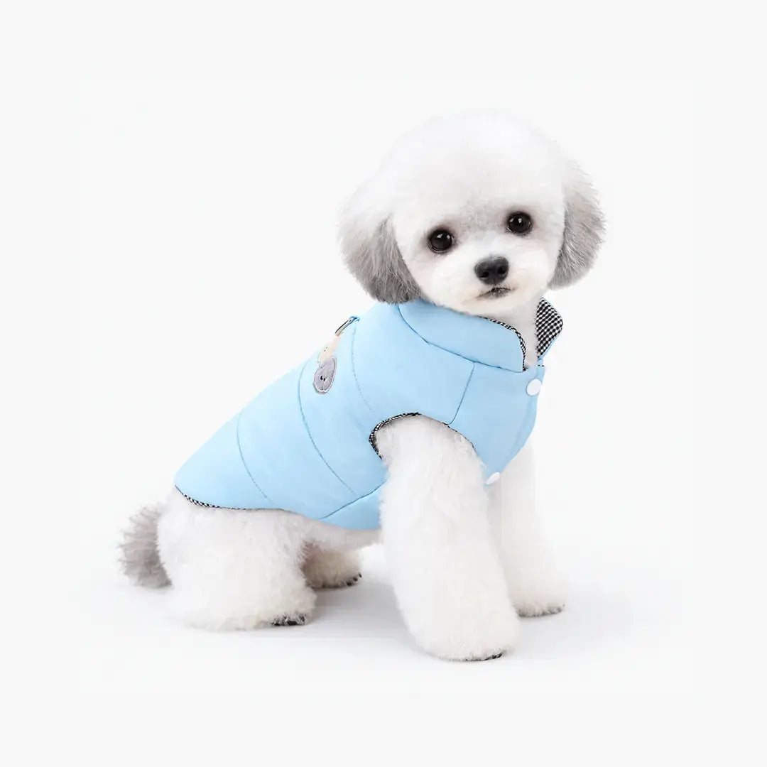 Padded Dog Coats for Small Dogs - Warm Winter Vest with D-Ring for Chihuahua & French Bulldog
