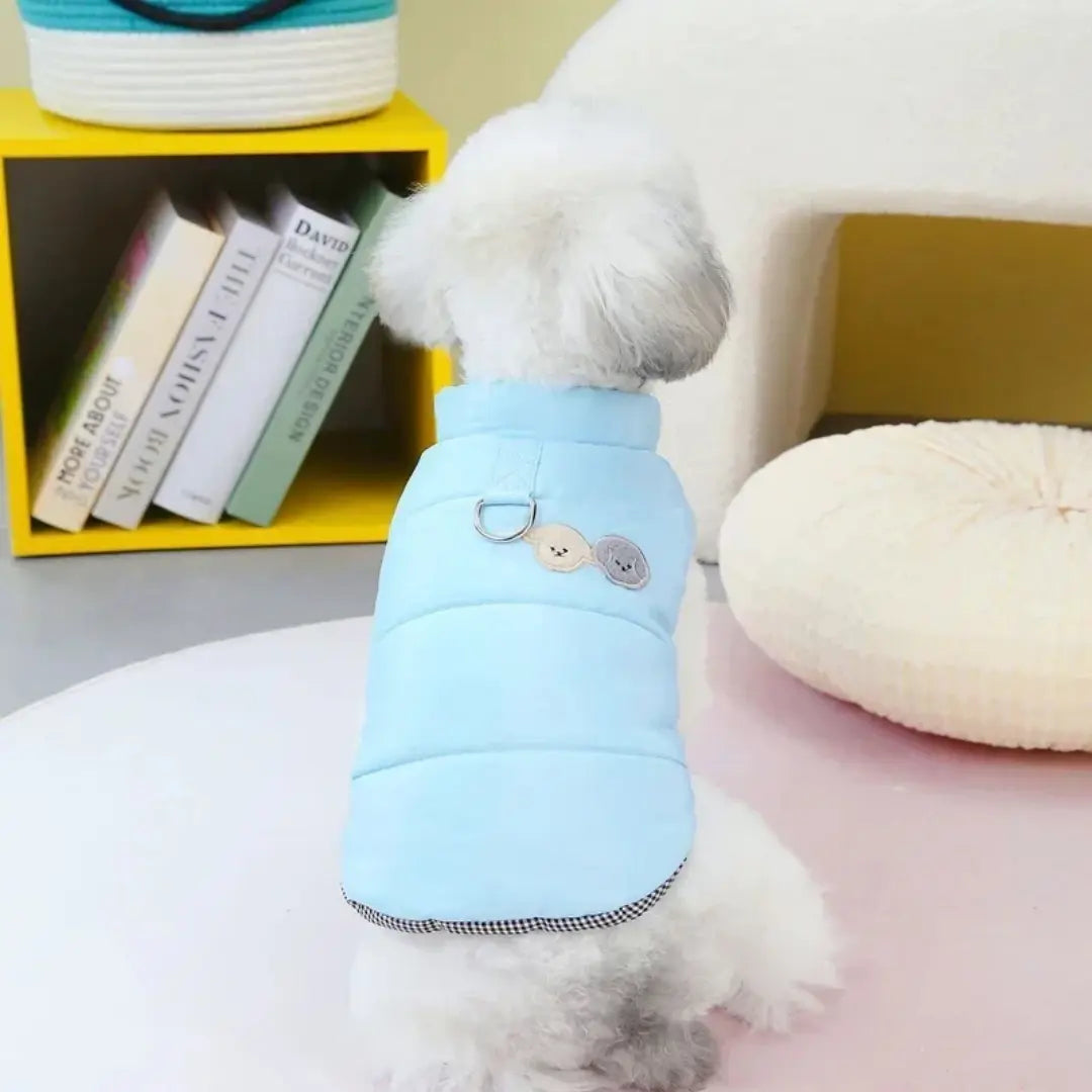 Padded Dog Coats for Small Dogs - Warm Winter Vest with D-Ring for Chihuahua & French Bulldog