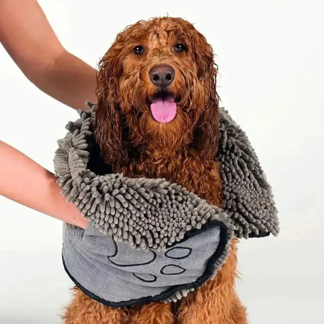 Pet Bath Towel Set for Dogs & Cats, 3 Pack, Quick-Dry Coral Fleece