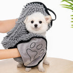 Pet Bath Towel Set for Dogs & Cats, 3 Pack, Quick-Dry Coral Fleece