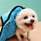 Pet Bath Towel Set for Dogs & Cats, 3 Pack, Quick-Dry Coral Fleece