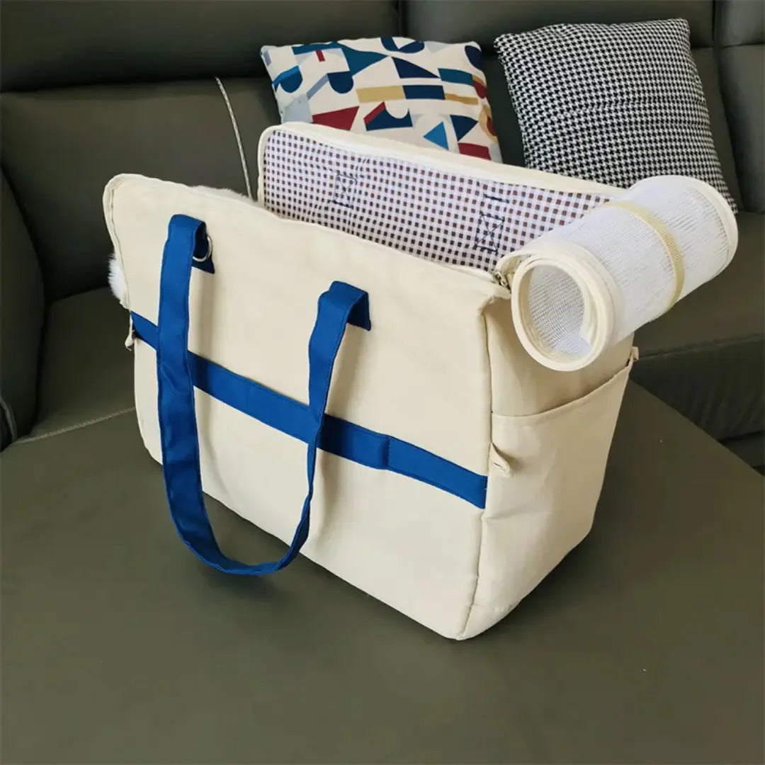 Pet Carrier Bag for Small Dogs & Cats, Dual-Use Car Travel Tote