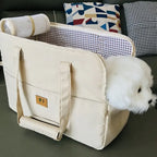 Pet Carrier Bag for Small Dogs & Cats, Dual-Use Car Travel Tote