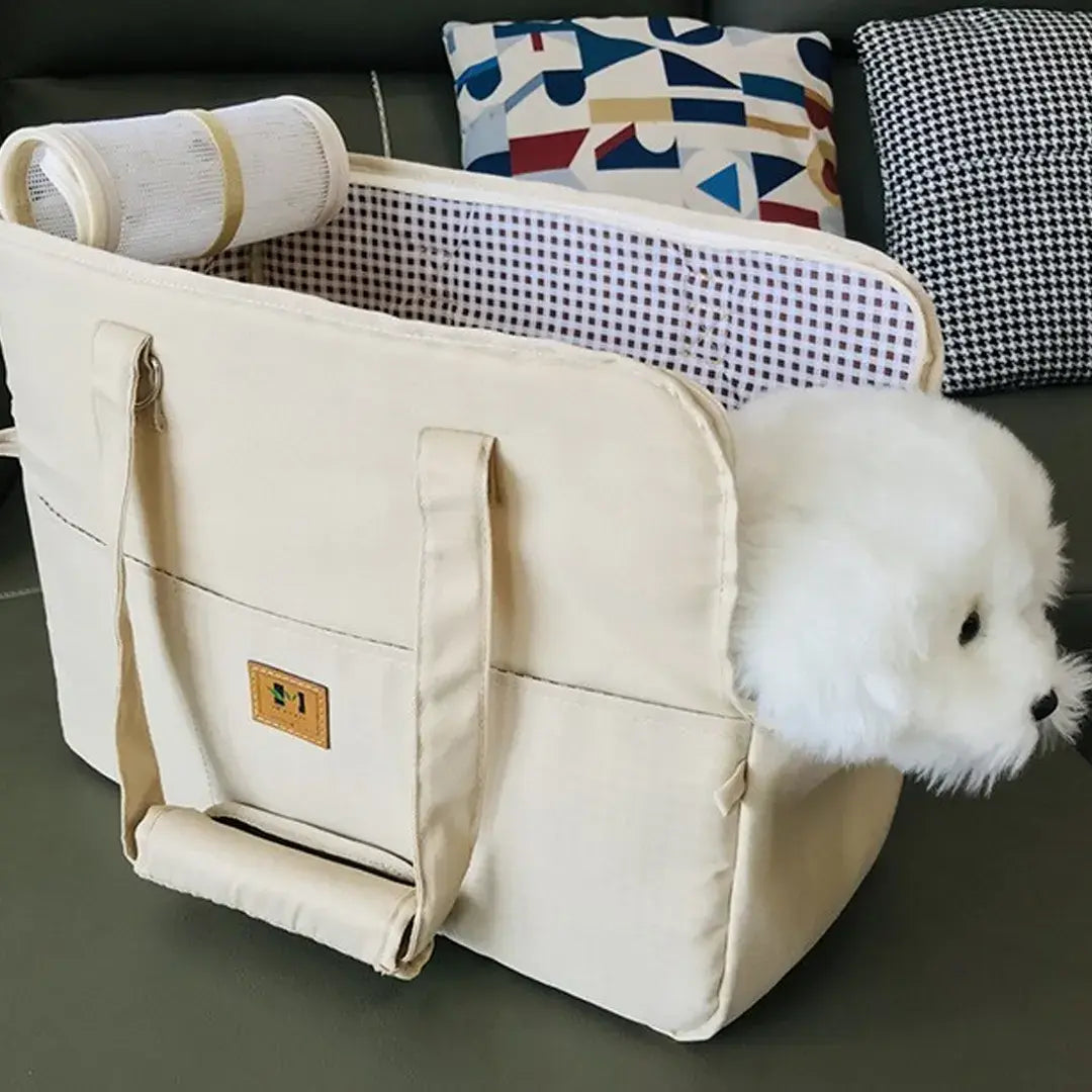 Pet Carrier Bag for Small Dogs & Cats, Dual-Use Car Travel Tote