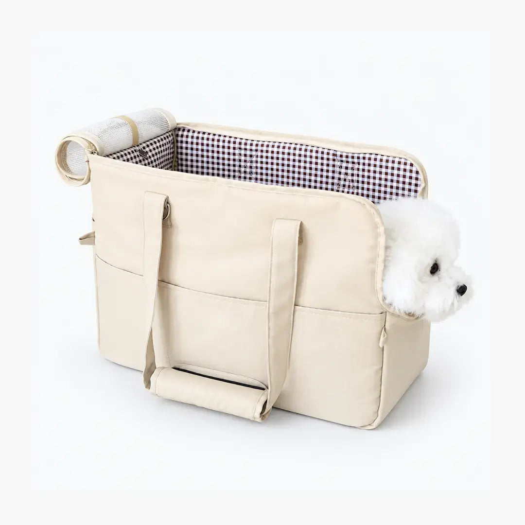 Pet Carrier Bag for Small Dogs & Cats, Dual-Use Car Travel Tote