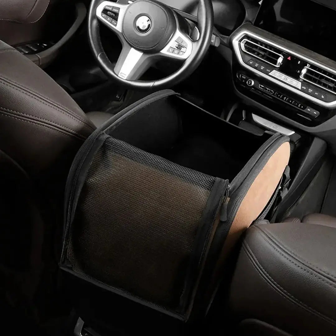 Portable Centre Console Dog Car Seat for Small Dogs & Cats 39 × 24 × 24 cm