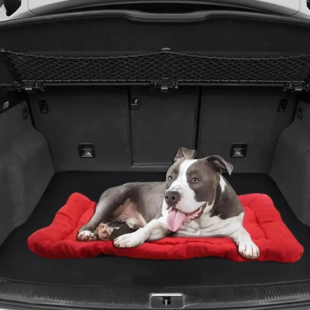 Portable Dog Bed for Travel & Camping, Waterproof Roll-Up Cushion