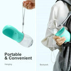 Portable Dog Water Bottle for Travel, Walking & Outdoor Use