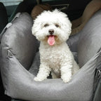 Portable Pet Travel Bed for Small Dogs & Cats, Washable Dog Car Seat
