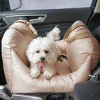 Portable Pet Travel Bed for Small Dogs & Cats, Washable Dog Car Seat