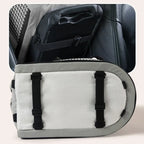 Portable Travel Dog Car Seat for Small Dogs & Cats, Front Seat Pet Nest with Bow Design