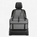 Portable Dog Car Seat with Mesh Sides, Waterproof Travel Basket