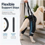 Rear Dog Support Harness for Senior Dogs, Adjustable Mobility Lift Aid for Stairs & Car Entry