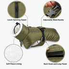 Reflective Dog Coats for Large Dogs, Warm Winter Snow Jacket for Cold Weather