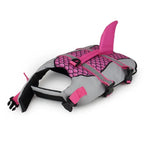 Shark Style Dog Life Jacket with Handle for Swimming & Boating