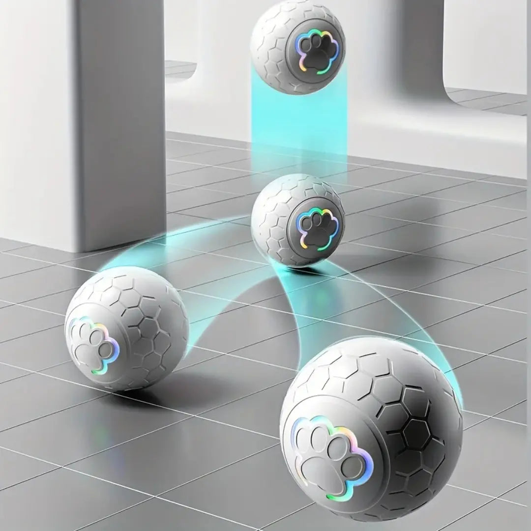 Smart Dog Toy Ball - Electronic Interactive Rolling Pet Toy with RGB Lights