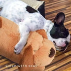 Soft Plush Dog Heartbeat Toy for Puppies with Comforting Heartbeat Feature