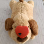 Soft Plush Dog Heartbeat Toy for Puppies with Comforting Heartbeat Feature