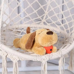 Soft Plush Dog Heartbeat Toy for Puppies with Comforting Heartbeat Feature