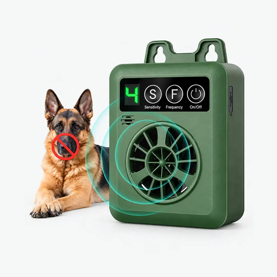 Tailvara Dog Barking Ultrasonic Control Device with 4 Sensitivity Levels