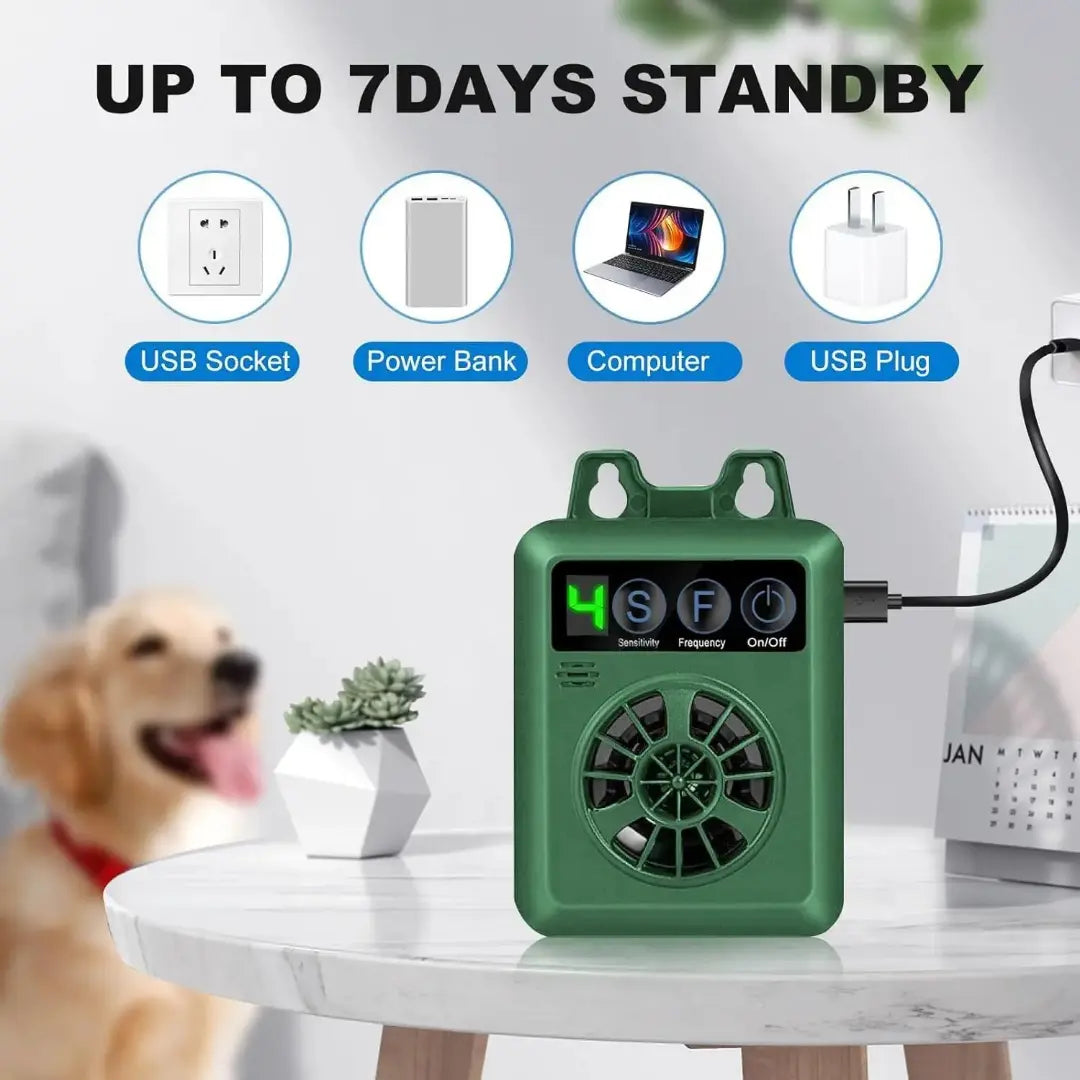 Tailvara Dog Barking Ultrasonic Control Device with 4 Sensitivity Levels
