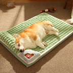 Tailvara Dog Mat for Small & Medium Dogs & Cats, Warm Washable Pet Bed