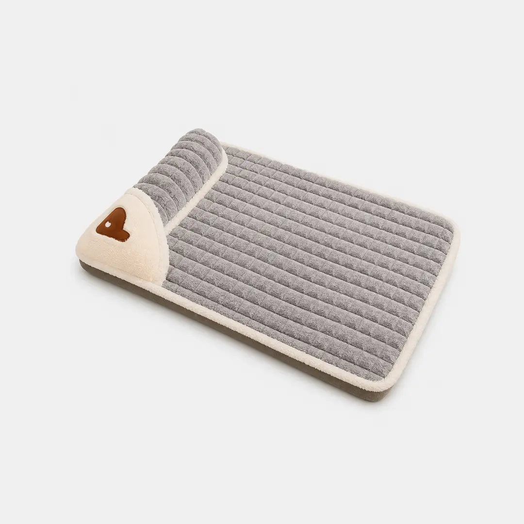 Tailvara Dog Mat for Small & Medium Dogs & Cats, Warm Washable Pet Bed