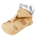 Tailvara Dog Winter Coat with Hood - Warm Lightweight Jacket