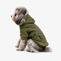 Tailvara Dog Winter Coat with Hood - Warm Lightweight Jacket
