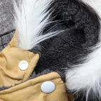 Tailvara Dog Winter Coat with Hood - Warm Lightweight Jacket