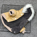 Tailvara Dog Winter Coat with Hood - Warm Lightweight Jacket