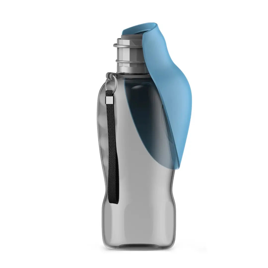 Travel-Ready Portable Dog Water Bottle with 800ml Capacity & Wide Drinking Bowl