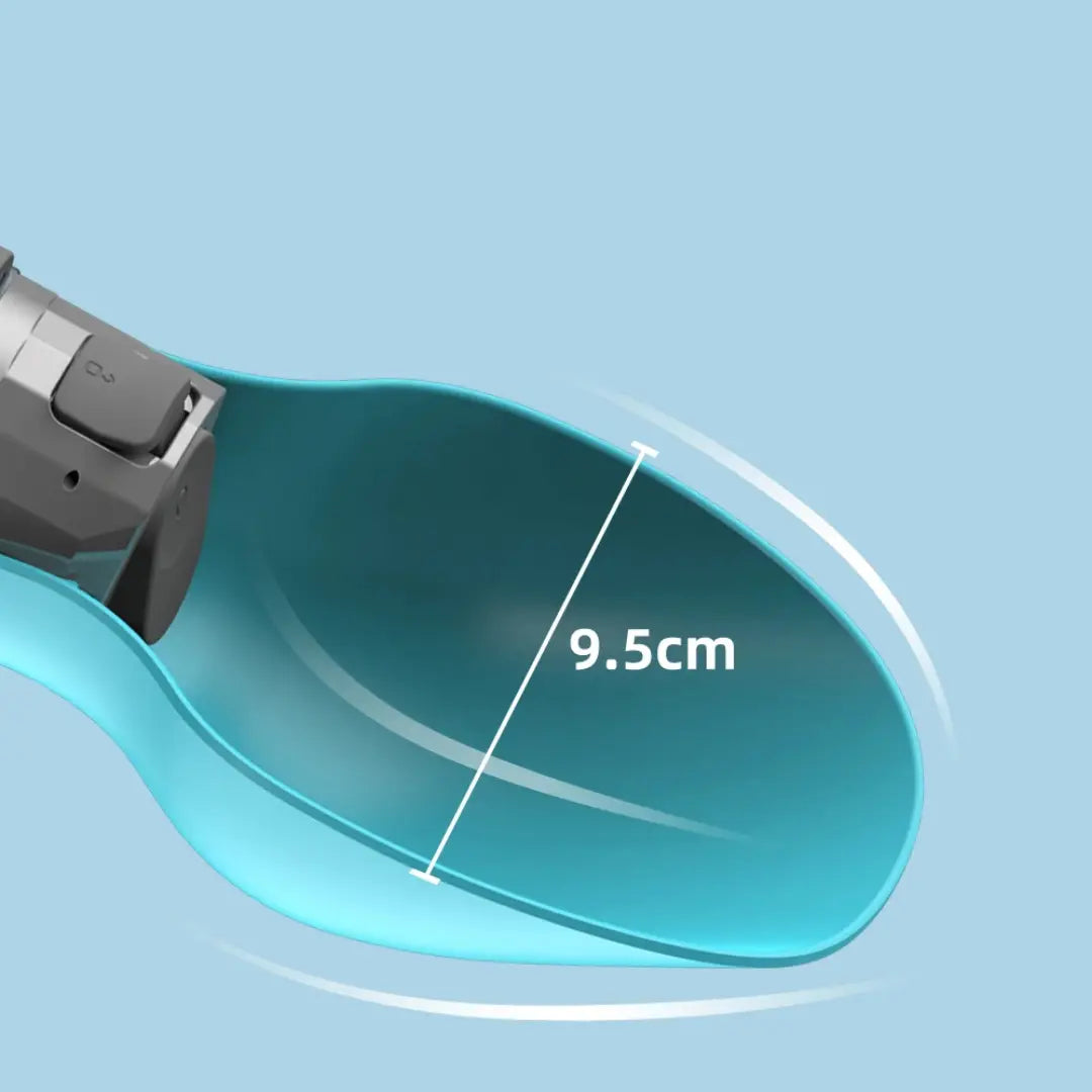 Travel-Ready Portable Dog Water Bottle with 800ml Capacity & Wide Drinking Bowl
