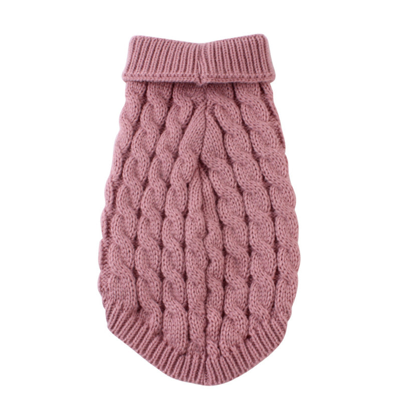 Turtleneck Dog Sweaters for Small Dogs, Warm Knitted Vest for Chihuahua & Yorkie